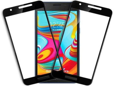 CLASIKCART Edge To Edge Tempered Glass for Samsung Galaxy A2 Core(Pack of 2)