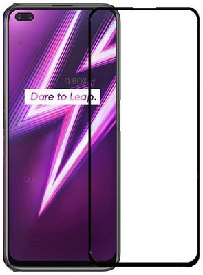 Q Box Edge To Edge Tempered Glass for Realme 6 Pro(Pack of 1)