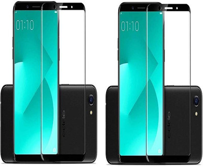 BeeVault Edge To Edge Tempered Glass for Oppo A83(Pack of 2)