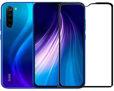BeeVault Edge To Edge Tempered Glass for Mi Redmi Note 8(Pack of 2)