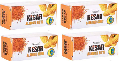 Nandini kesar almond goti fairness facial 25 g * 4 (Pack of 4)(4 x 25 g)
