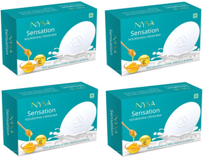 RCM Sensation Nourishing Bar with the Goodness of Milk, Honey & Vitamin E (4 x 100g each)(4 x 100 g)