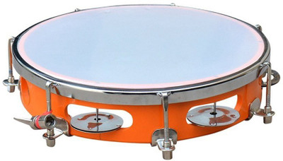 Abiba Creation 25 cm With Head Tambourine(Plastic)