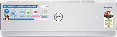 Godrej 1.5 Ton 3 Star Split Inverter AC – White(GIC 18YTC3-WTA, Copper Condenser)