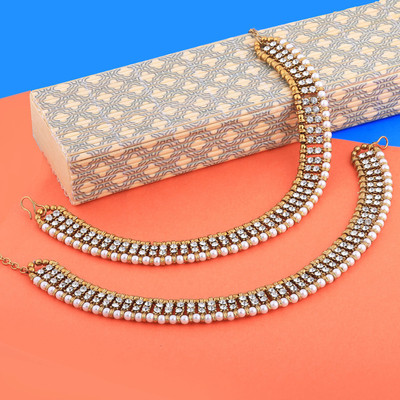 SILVER SHINE Alloy Anklet