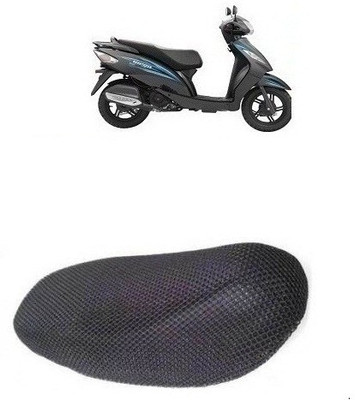 NematKhana cool-mesh-a-072 Single Bike Seat Cover For TVS Wego