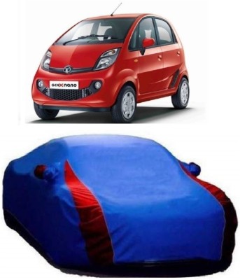 Genipap Car Cover For Tata Nano Genx (With Mirror Pockets)(Blue)