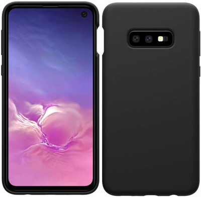 NEXZONE Back Cover for SAMSUNG GALAXY S10E(Black, Grip Case, Silicon, Pack of: 1)