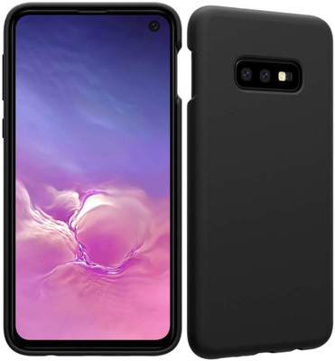 NEXZONE Back Cover for SAMSUNG GALAXY S10E(Black, Grip Case, Silicon, Pack of: 1)