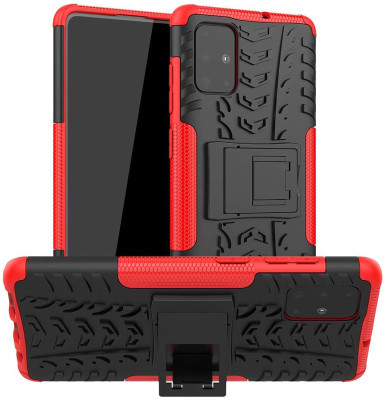 Elica Back Cover for Samsung Galaxy A71(Red, Shock Proof, Pack of: 1)