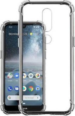 INT Bumper Case for NOKIA 4.2 BUMPER BACK COVER TRANSPARENT(Transparent, Shock Proof)