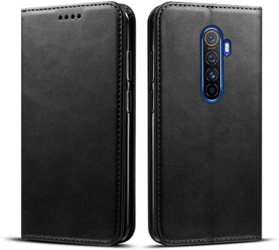 Elica Flip Cover for Realme X2 Pro(Black, Shock Proof, Pack of: 1)