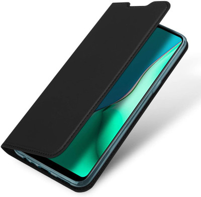 Helix Flip Cover for OPPO A9 2020(Black, Shock Proof, Pack of: 1)