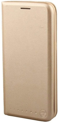 SmartLike Flip Cover for Samsung Galaxy A9 Pro (Gold, Shock Proof, Pack of: 1)