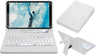 ACM Keyboard Case for Lenovo Tab M8 2nd Gen 8 inch(White, Cases with Holder)