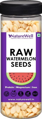 Naturewell Watermelon Seeds / Tarbooj Magaj (Peeled Raw Seeds) for Protein , Fiber , Vitamin and essential Nutritions and Minirals Watermelon Seeds(150 g)