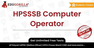 EduGorilla HPSSSB Computer Operator(Online Test Series)