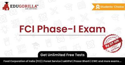 EduGorilla FCI Phase-I Exam(Online Test Series)