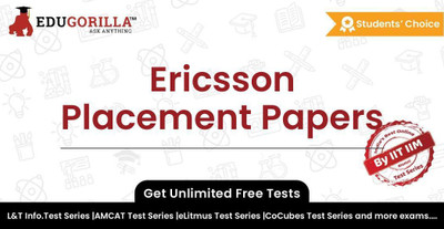 EduGorilla Ericsson Placement Papers(Online Test Series)
