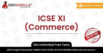 EduGorilla ICSE XI (Commerce)(Online Test Series)