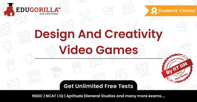 EduGorilla Design And Creativity Video Games(Online Test Series)