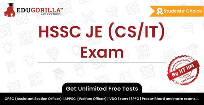 EduGorilla HSSC JE (CS/IT) Exam(Online Test Series)