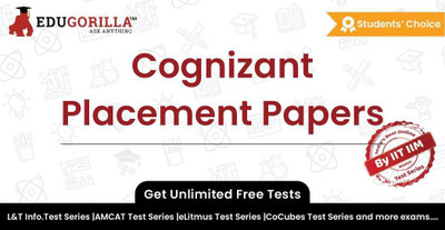 EduGorilla Cognizant Placement Papers(Online Test Series)