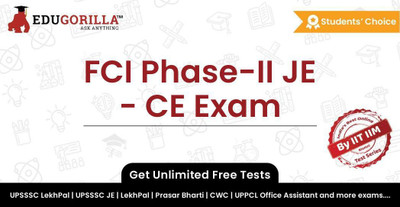 EduGorilla FCI Phase-II JE - CE Exam(Online Test Series)