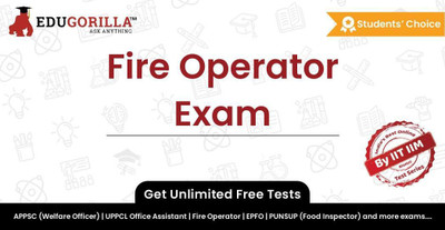 EduGorilla Fire Operator Exam(Online Test Series)