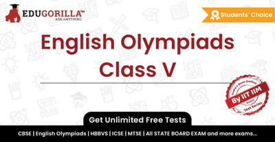 EduGorilla English Olympiads Class V(Online Test Series)