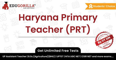 EduGorilla Haryana Primary Teacher (PRT)(Online Test Series)