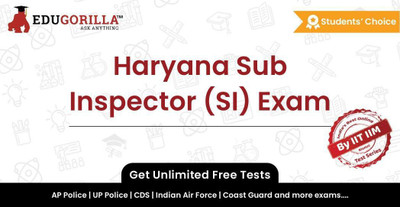 EduGorilla Haryana Sub Inspector (SI) Exam(Online Test Series)