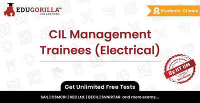 EduGorilla CIL Management Trainees (Electrical)(Online Test Series)