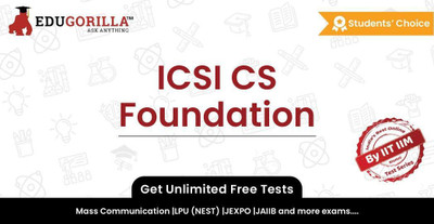 EduGorilla ICSI CS Foundation(Online Test Series)