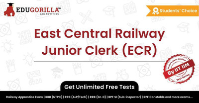 EduGorilla East Central Railway Junior Clerk (ECR)(Online Test Series)