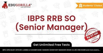 EduGorilla IBPS RRB SO (Senior Manager)(Online Mock Test)