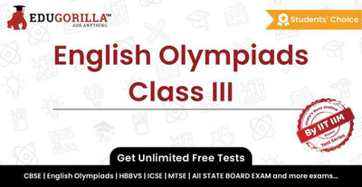EduGorilla English Olympiads Class III(Online Test Series)