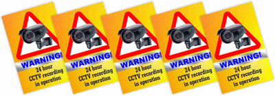 KREEPO WARNING! 24 hour CCTV recording in operation Emergency Sign