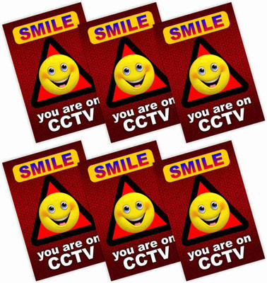 KREEPO SMILE YOU ARE ON CAMERA Emergency Sign