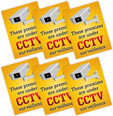 CVANU These Premises are under CCTV Surveillance Emergency Sign