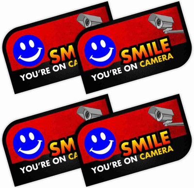 KREEPO SMILE YOU'RE ON CAMERA Emergency Sign