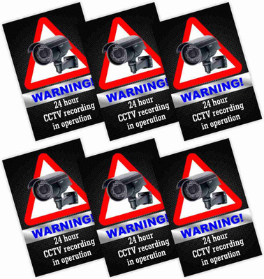 KREEPO WARNING! 24 hour CCTV recording in operation Emergency Sign