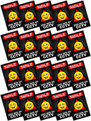 KREEPO SMILE YOU ARE ON CAMERA Emergency Sign