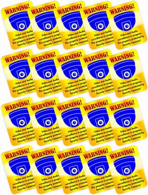 KREEPO WARNING! Video and Audio serveillance in progress.This property protected by security cameras! Emergency Sign