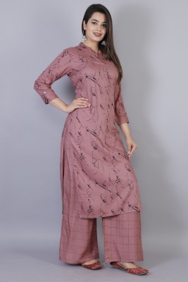 Fashionride Women Kurta Palazzo Set