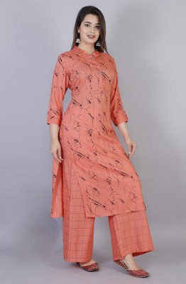Fashionride Women Kurta Palazzo Set