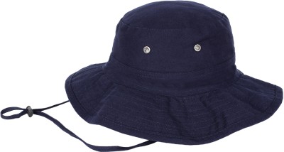 ZACHARIAS Cotton Round Hat(Dark Blue, Pack of 1)