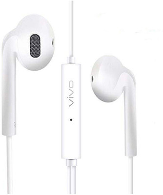 vivo HANDSFREE_20 Wired Headset(White, In the Ear)