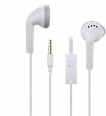 MEHAN'S High Stereo Bass Sound 3.5mm jack Wired Earphone with mic Wired Headset(White, In the Ear)