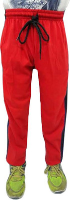 Indistar Track Pant For Boys(Red, Pack of 1)